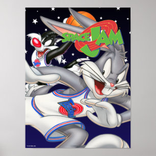 Affiche BUGS BUNNY™ & SYLVESTER™ Assist