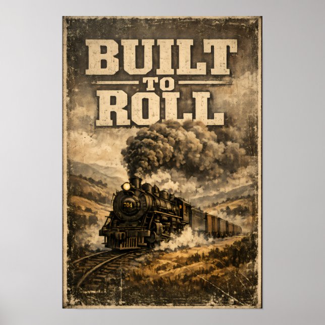 Affiche Built to Roll (Devant)