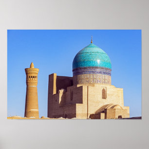 Affiche Bukhara, Ouzbékistan - mosquée Kalyan
