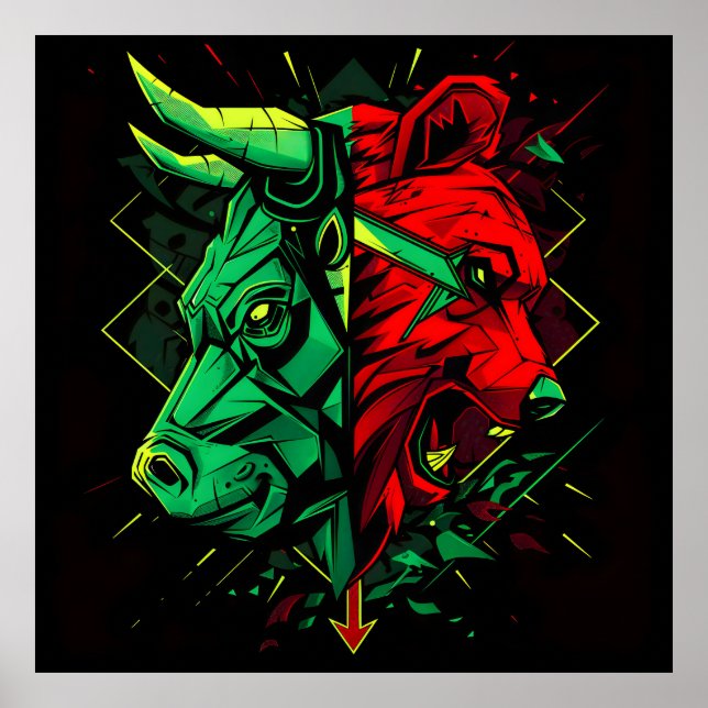 Affiche Bull Bear Duel Forces (Devant)