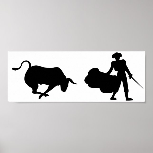 Affiche Bull et Matador (Devant)