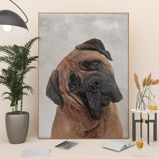 Affiche Bull Mastiff (Créateur téléchargé)