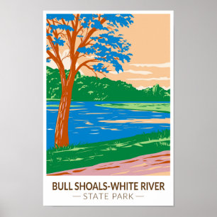 Affiche Bull Shoals - White River State Park Arkansas