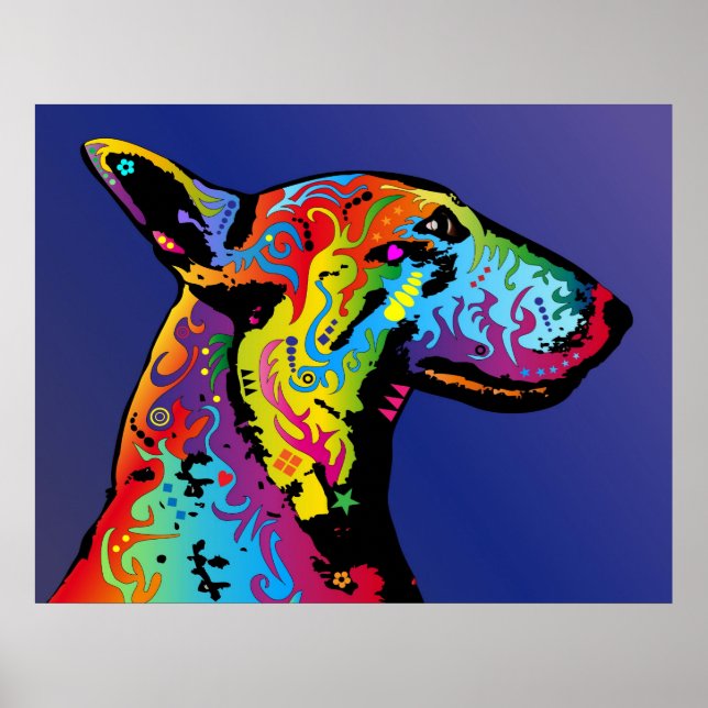 Affiche Bull Terrier (Devant)
