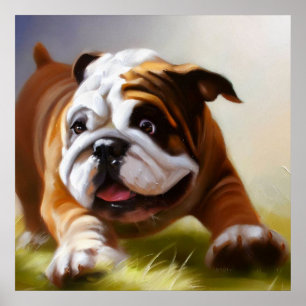 Affiche Bulldog