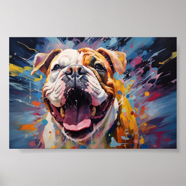 Affiche Bulldog anglais (Devant)