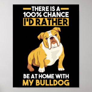 Affiche Bulldog anglais