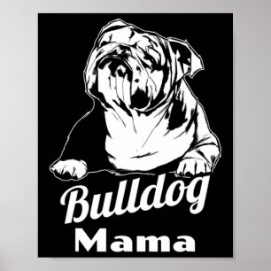 Affiche Bulldog Mama