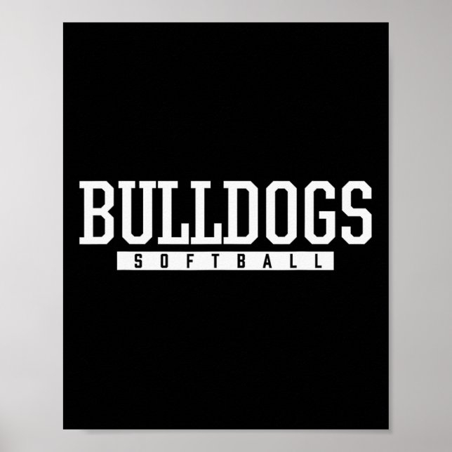 Affiche Bulldogs de Frostproof Softll Hs  (Devant)