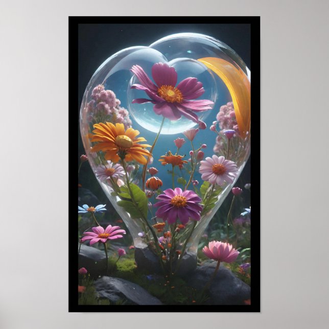 Affiche Bulle de printemps - Ken Gage Art (Devant)