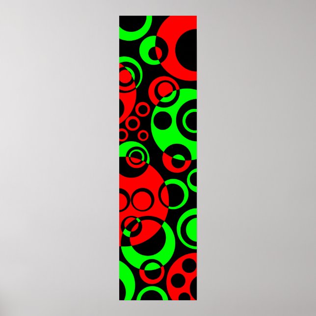 Affiche Bulles Abstraites 01 (Devant)