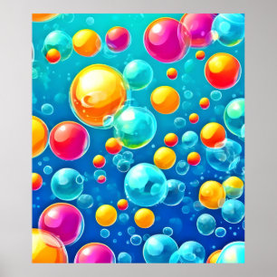 Affiche Bulles de délice pop