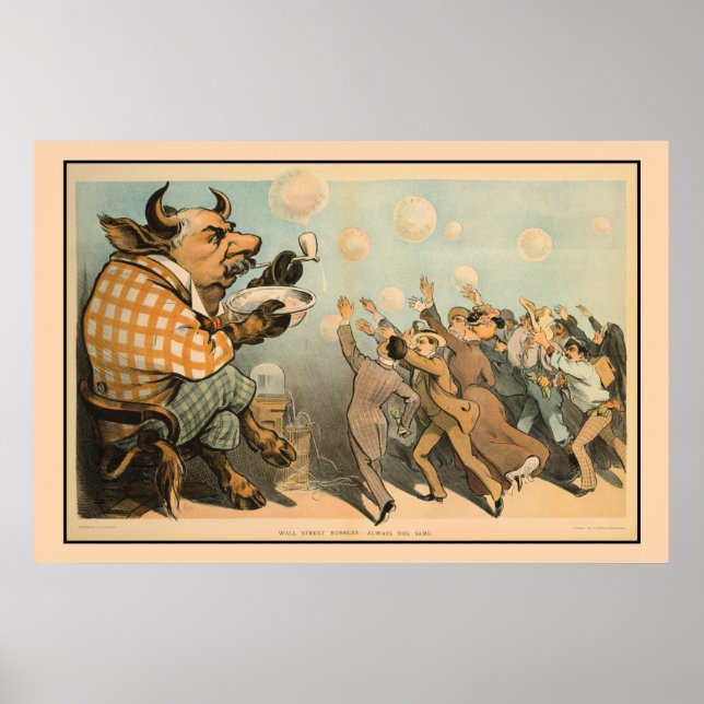 Affiche Bulles de rue murales, toujours la même (Devant)