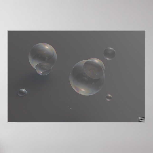Affiche Bulles I (Devant)