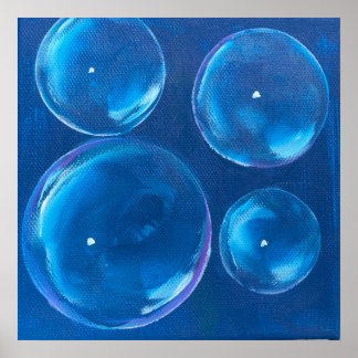 Affiche Bulles Tourbillonnantes