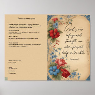 Affiche Bulletin Eglise