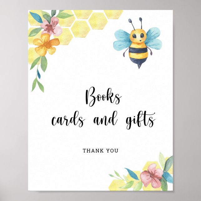 Affiche Bumble abeille - livres cartes et cadeaux (Devant)