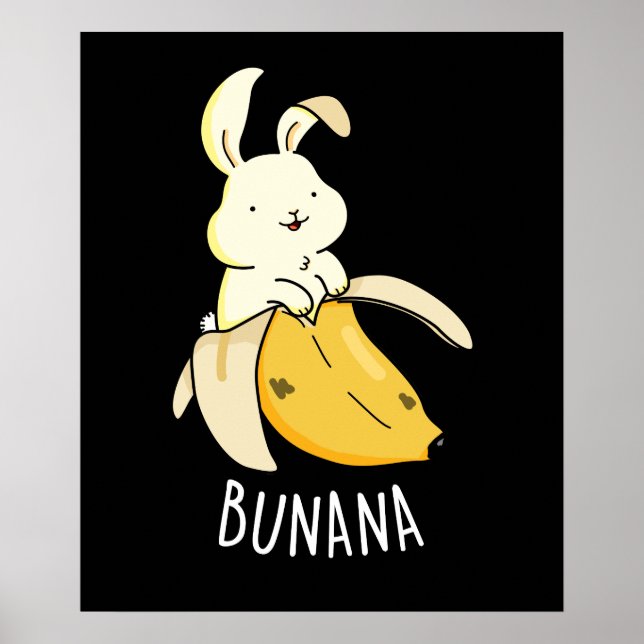 Affiche Bunana Lapin Amusant Dans Un Jeu De Banane BG Somb (Devant)