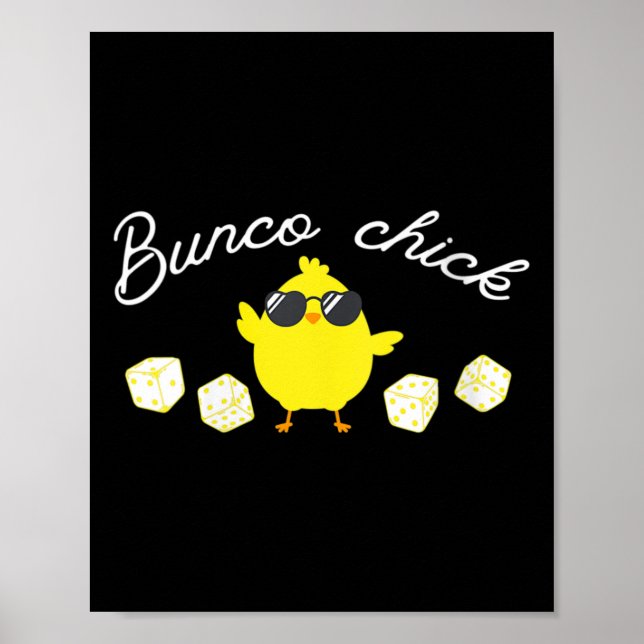 Affiche Bunco Chick Easter Spring Bunco Dice (Devant)