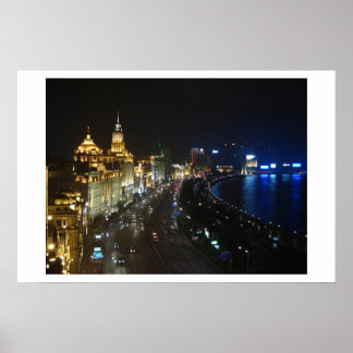 Affiche Bund de Shanghai