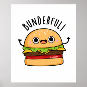 Affiche Bunderny Burger Bun Pun