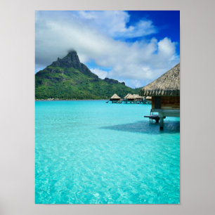 Affiche Bungows d'Overwater sur l'affiche de verticale de
