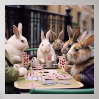 Affiche Bunnies, ils bluffent, parient, et rebondissent po