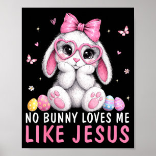 Affiche Bunny aime comme Jésus Enfants femmes chrétiennes