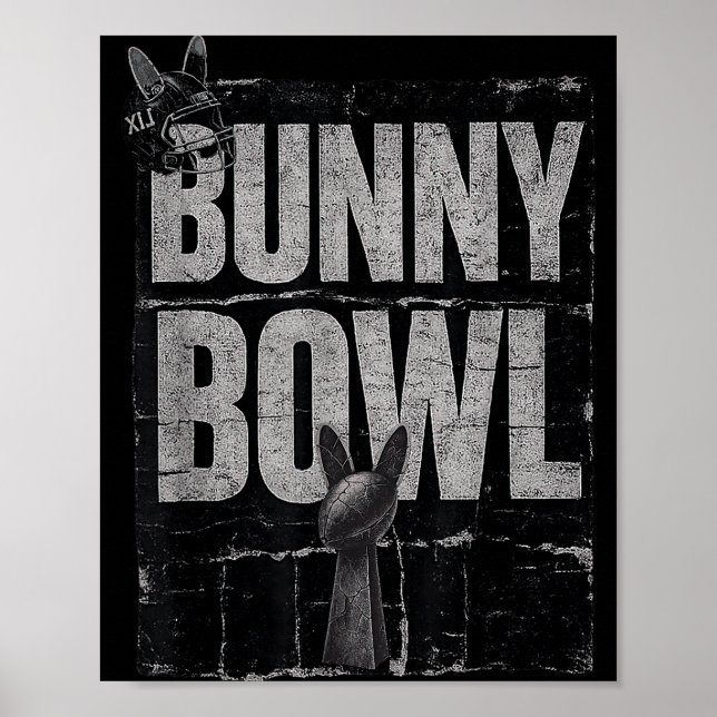 Affiche Bunny Bowl Funny Halftime Show 2026  (Devant)