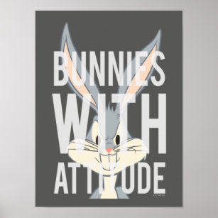 Affiche BUNNY™ BUNNY Avec Attitude