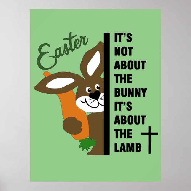 Affiche Bunny de Pâques (Devant)