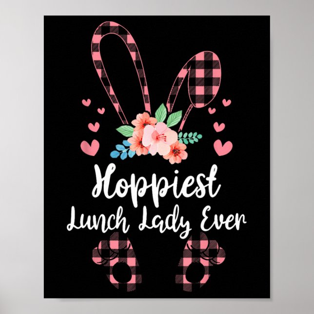 Affiche Bunny Leopard La Dame de Déjeuner La Journée de Pâ (Devant)