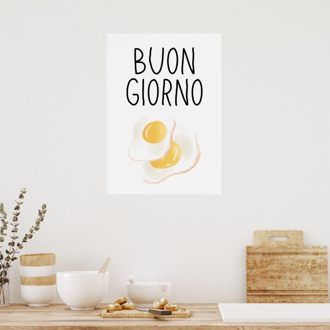 Affiche Buongiorno (Cuisine)