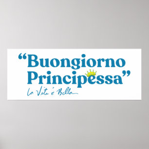 Affiche Buongiorno Principessa