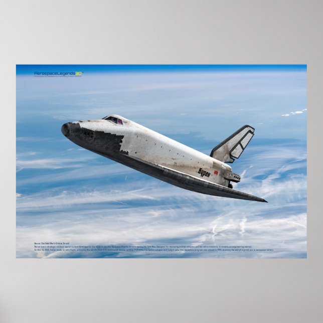 Affiche Buran: Legendary Soviet Shuttle in Flight (Devant)