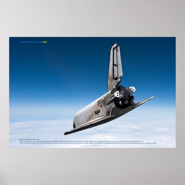 Affiche Buran Spaceplane: Cloud Descent (Devant)