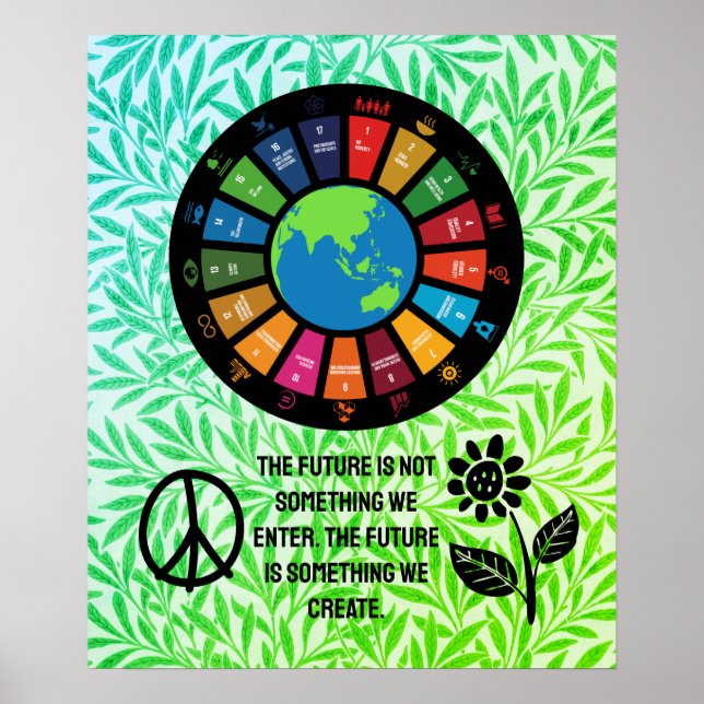 Affiche Bureau de classe Inspiration Accueil WallArt Perso (Devant)
