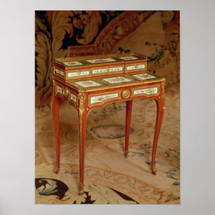 Affiche Bureau de femme avec panneaux de porcelaine de Sev