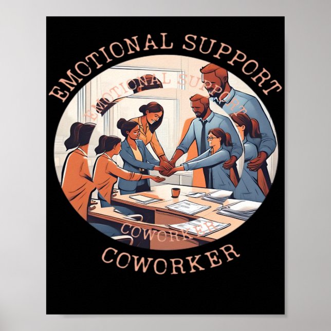Affiche Bureau du collaborateur d'aide émotionnelle (Devant)