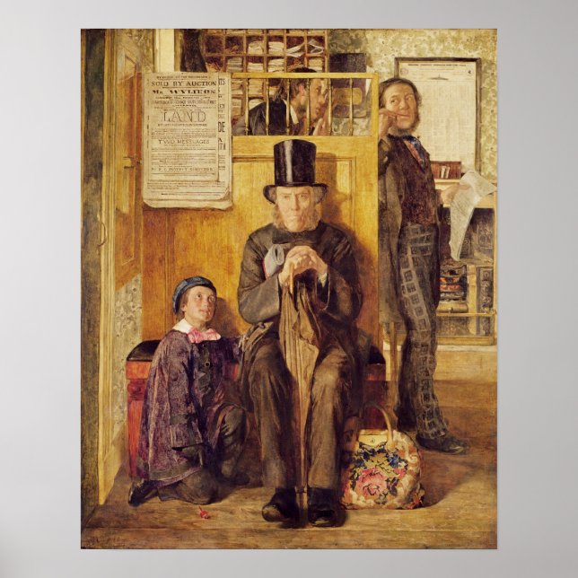 Affiche Bureau du solliciteur général, 1857 (Devant)