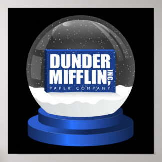 Affiche Bureau DunderMifflinzz Snow Globe