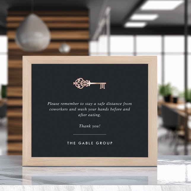 Affiche Bureau Immobilier Salle de petit-déjeuner/Cuisine  (Créateur téléchargé)