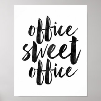 Affiche Bureau Sweet