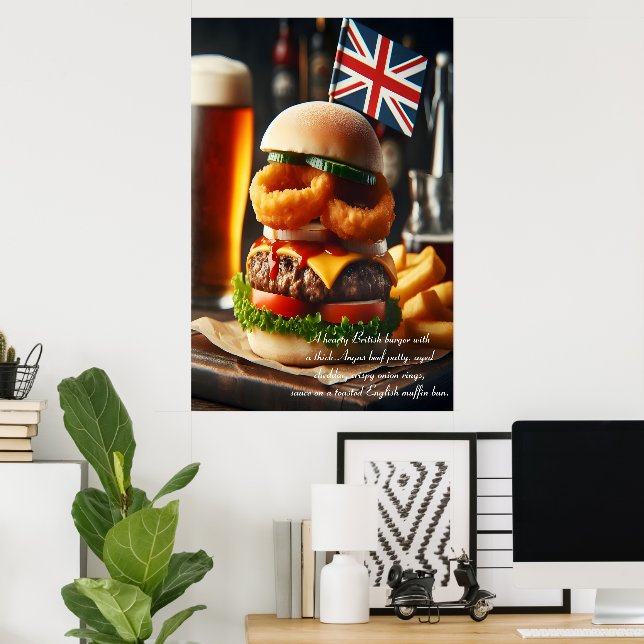 Affiche Burger Dublin Delight 24x36 (Bureau à domicile)