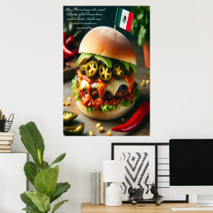Affiche Burger Fiesta Firecracker 24x36