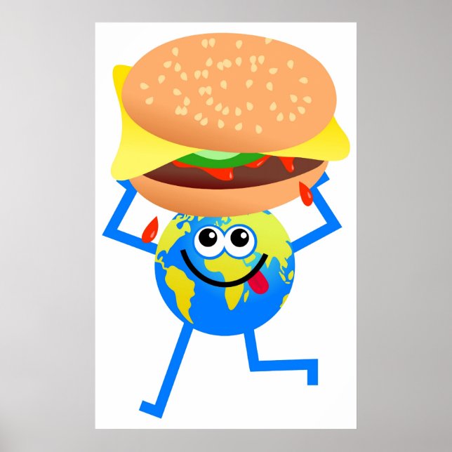 Affiche Burger Globe (Devant)