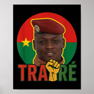 Affiche Burkina Faso - Bravo Capitaine Ibrahim Traoré _ Th