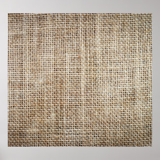 Affiche Burlap Hessian Arrière - plan Texture