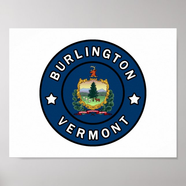 Affiche Burlington Vermont (Devant)