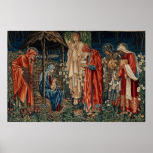 Affiche Burne-Jones - Adoration des Mages